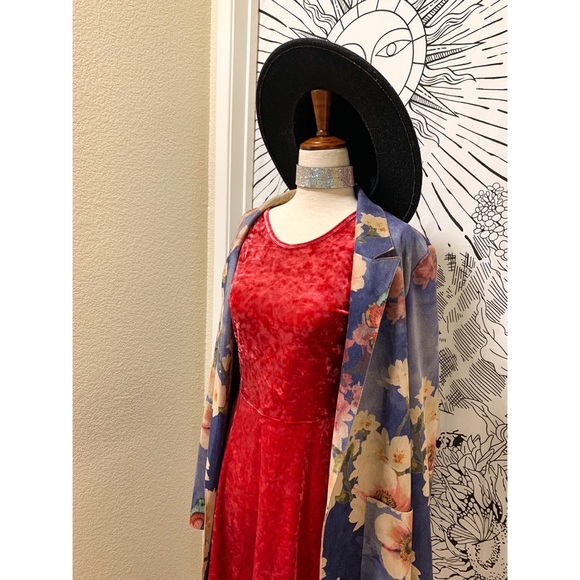 🌈 Beautiful summer velvet dress - Picture 10 of 11